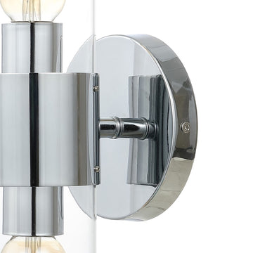 Quinn 15.5" Mid-Century Modern Iron/Acrylic LED Sconce - JONATHAN Y